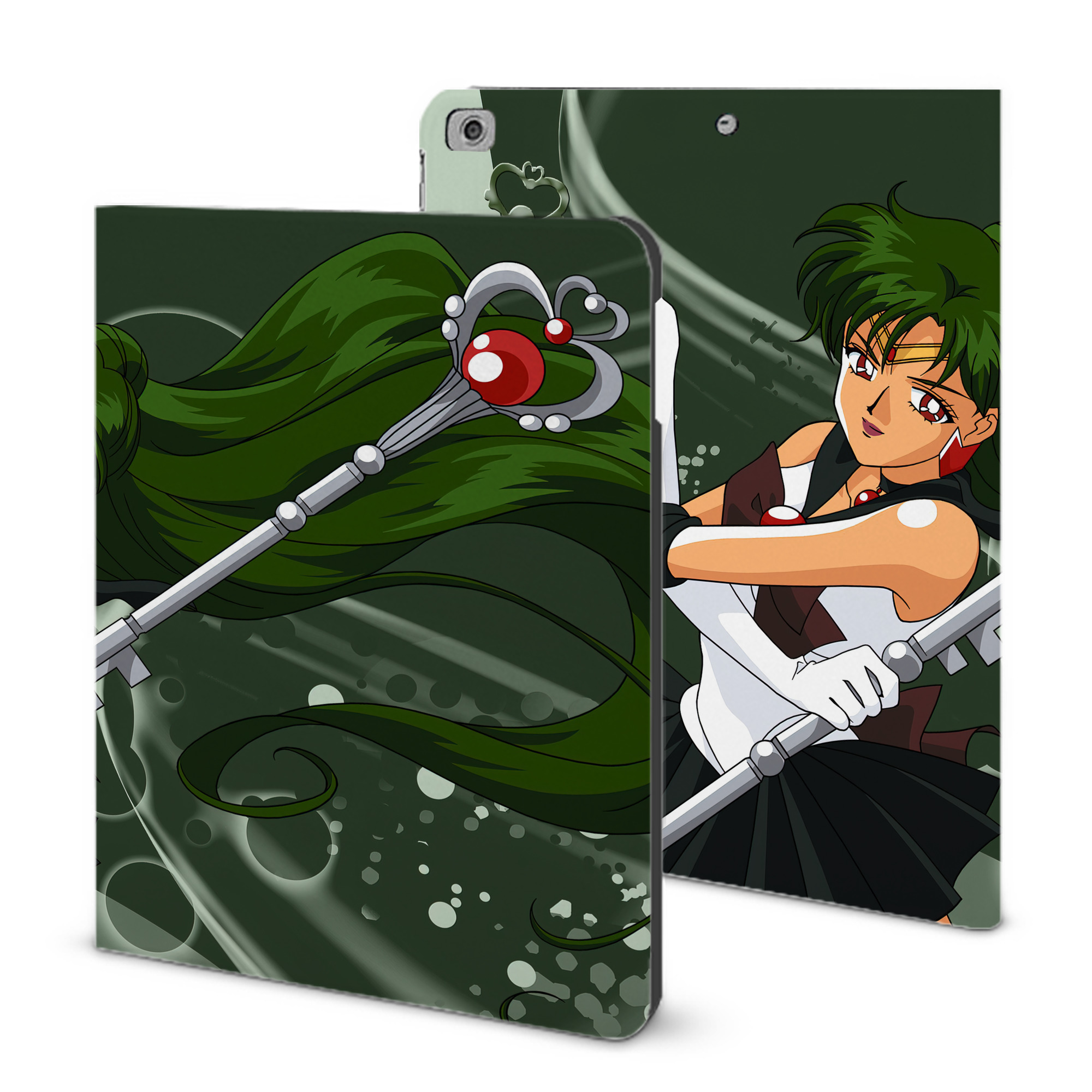 （画像用） 美少女戦士セーラームーン Sailor Moon IPad ケース ブック型 PUレザー TPU 耐衝撃 軽量 薄型 ペン収納なし 全面保護 IPad 各モデル対応